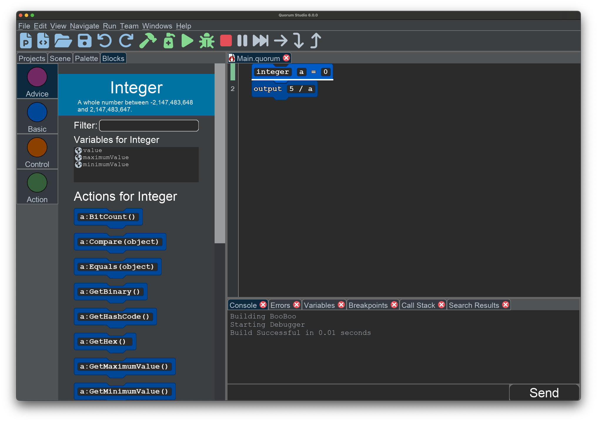Boo Boo Management, Part 2 - Quorum Programming Language