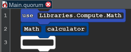 Getting Started with Blocks - Quorum Programming Language