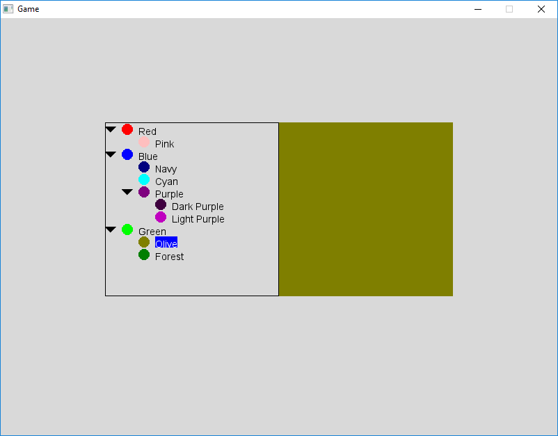 This image shows the expected complete Tree.