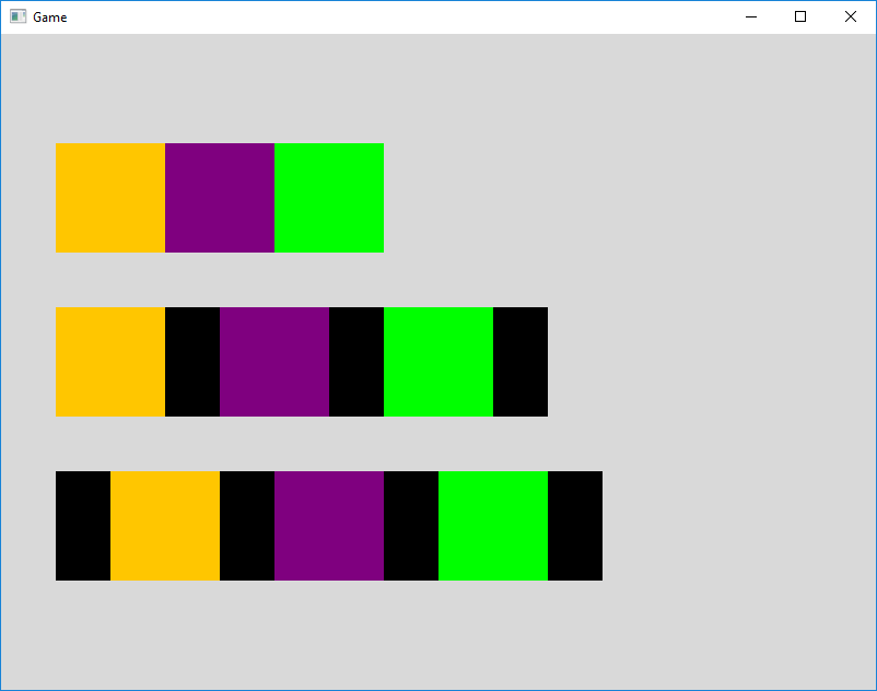 This image shows the FlowLayout.