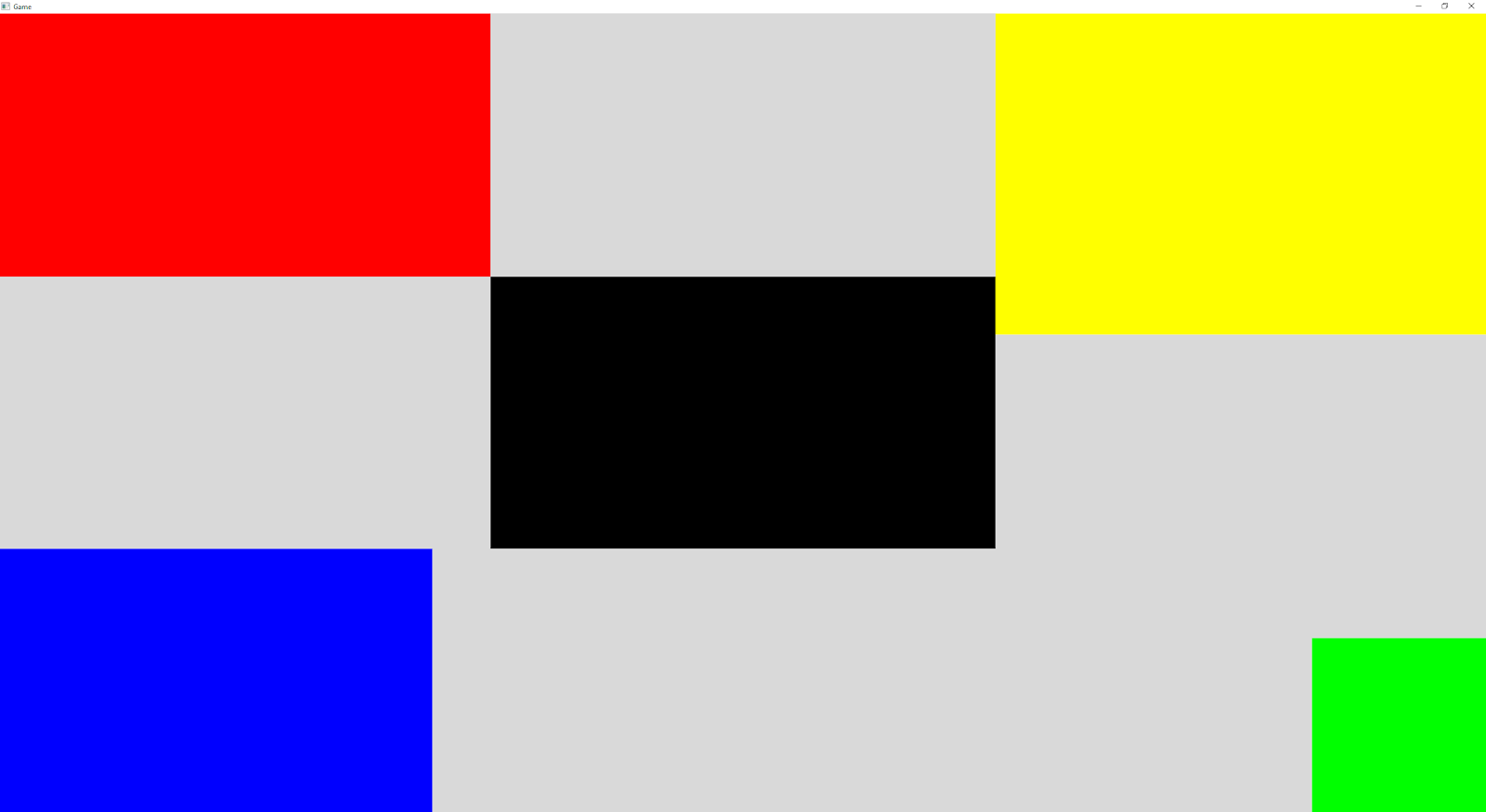 This image shows the Layout in effect at a larger window size.