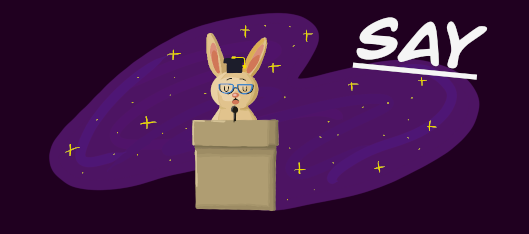 A cute bunny named Quincy talking way too much.